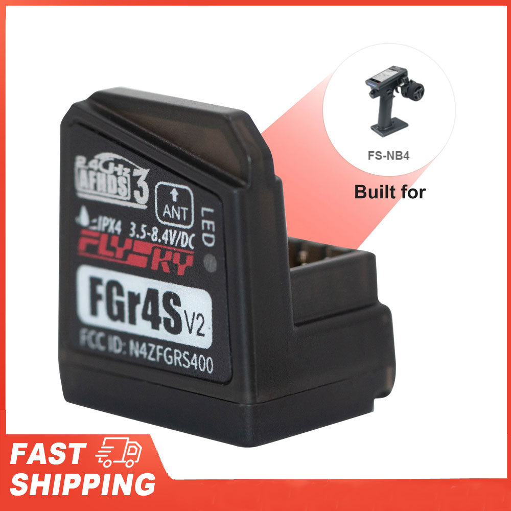 Drone Racing Receiver - Flysky fgr4s v2 receptor afhds antena
