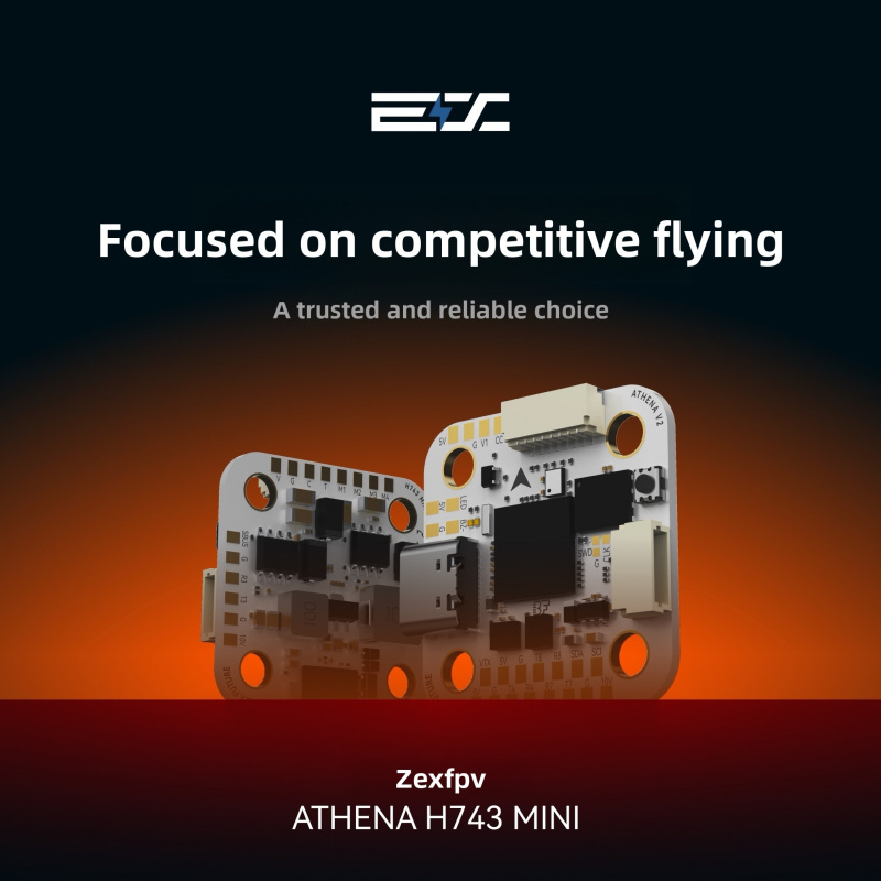 Drone Racing Esc - Controladora de Voo Mini ZEX ATHENA