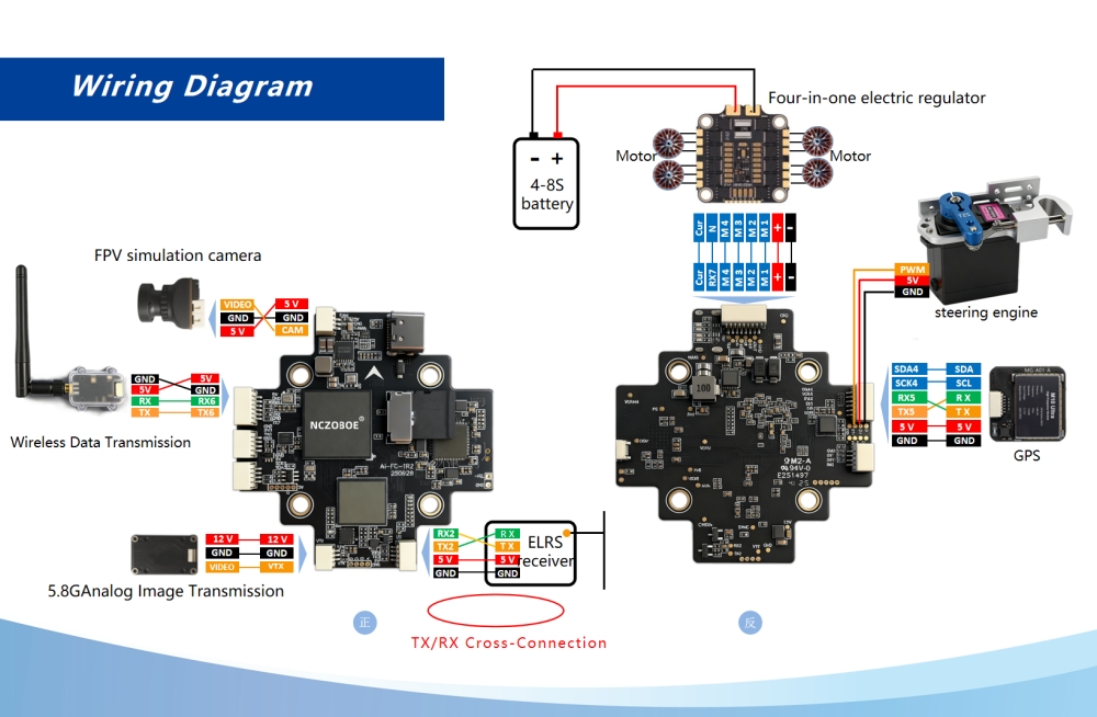 Drone Racing Flight Controller - Controlador de Voo Ai-FC-1 Ai Terminal