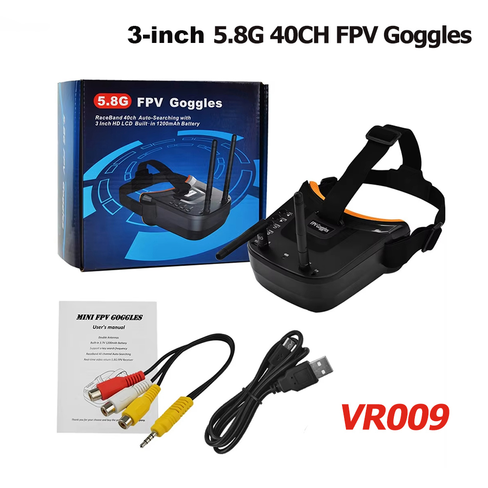 Drone Racing Goggles - VR009 FPV Óculos de Vídeo 3