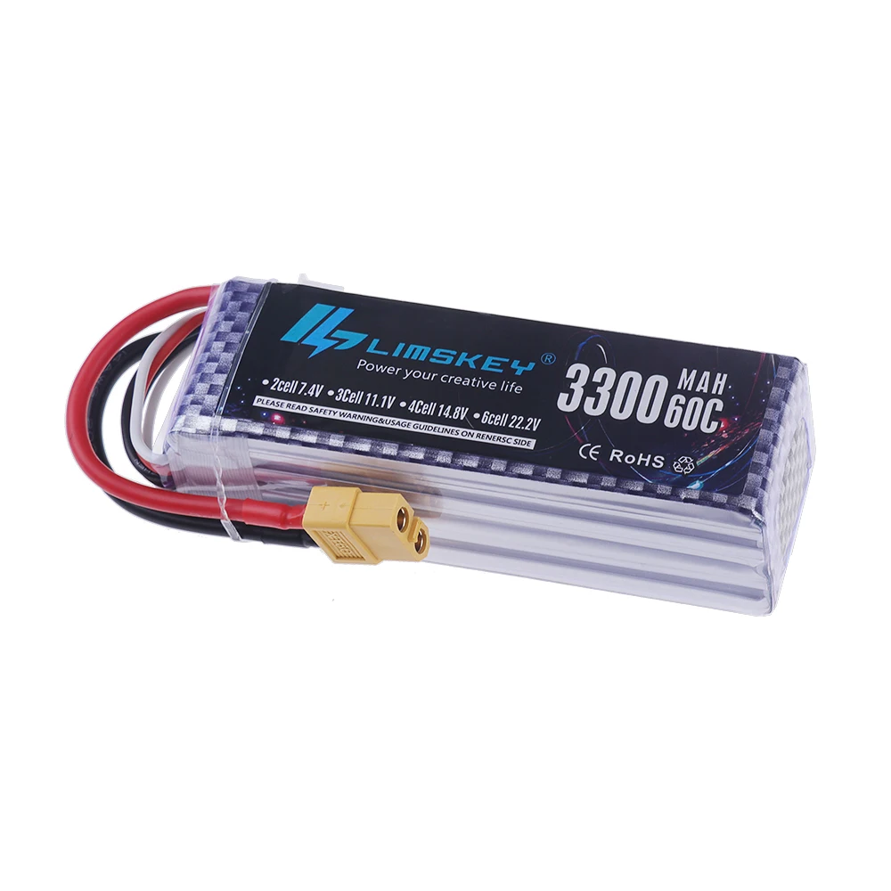 Bateria LiPo 4S 14.8V 3300mAh  - Drone Racing Battery avaliação e preço