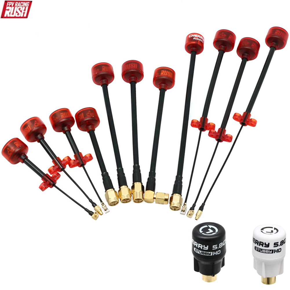 Rush cereja fpv 5.8g antena lh - Drone Racing Esc avaliação e preço