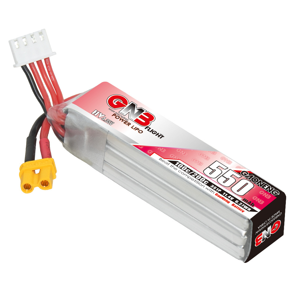Bateria lipo gnb hv 11.4v 550m - Drone Racing Battery avaliação e preço