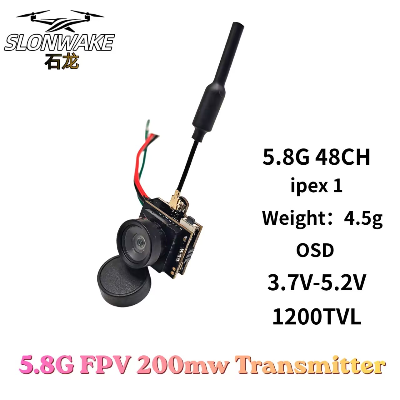 Câmera de Transmissão de Vídeo - Drone Racing Transmitter avaliação e preço
