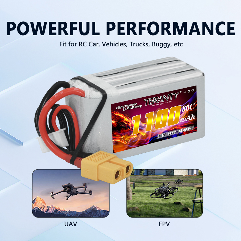 Bateria Lipo TERANTY 4S 1100mA - Drone Racing Battery avaliação e preço