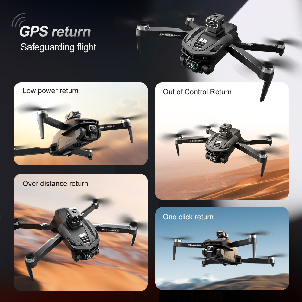 V168 PRO Max GPS Drone 8K Prof - Drone Racing Camera avaliação e preço