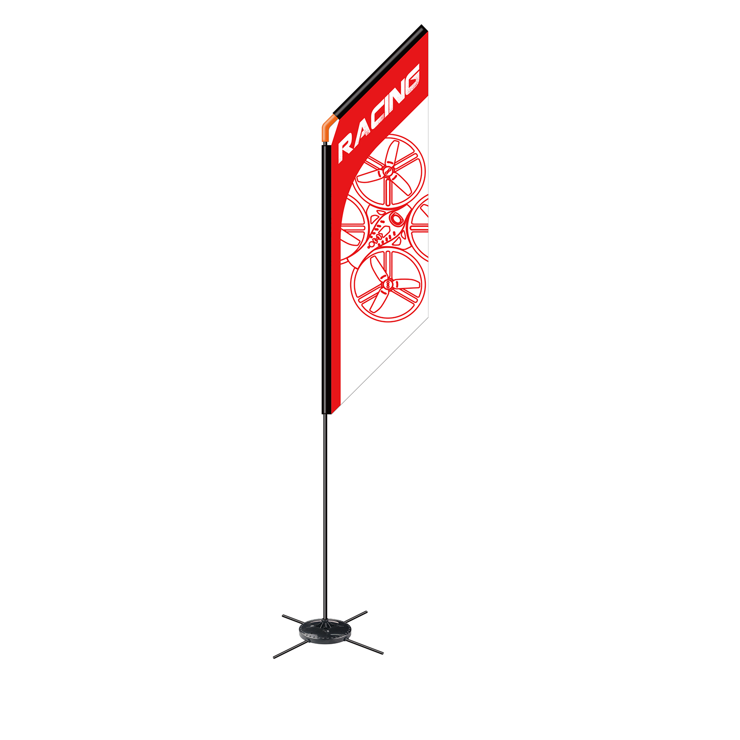Drone FPV Racer de 560mm com B - Drone Racing Flag avaliação e preço