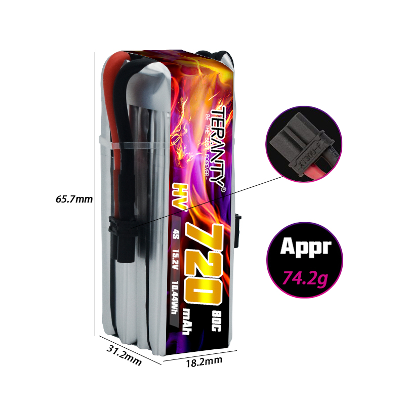 Bateria Lipo HV TERANTY 720mAh - Drone Racing Battery avaliação e preço