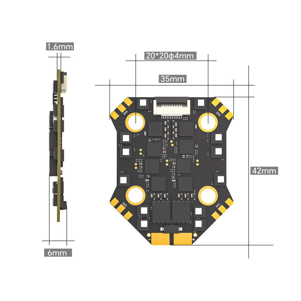 iFlight Borg F7 Mini Stack: Co - Drone Racing Esc avaliação e preço
