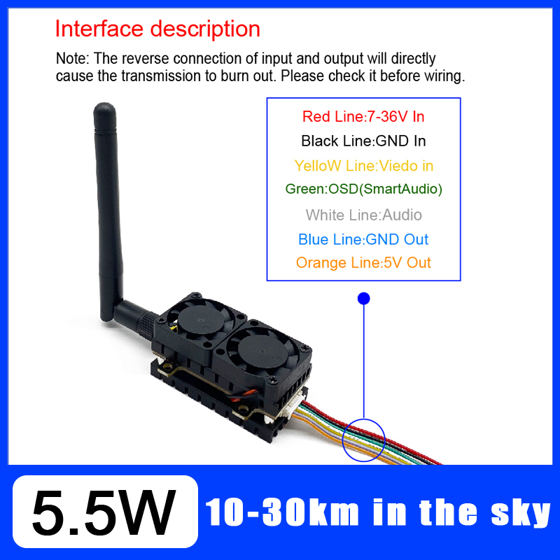 Transmissor de vídeo de longo  - Drone Racing Transmitter avaliação e preço