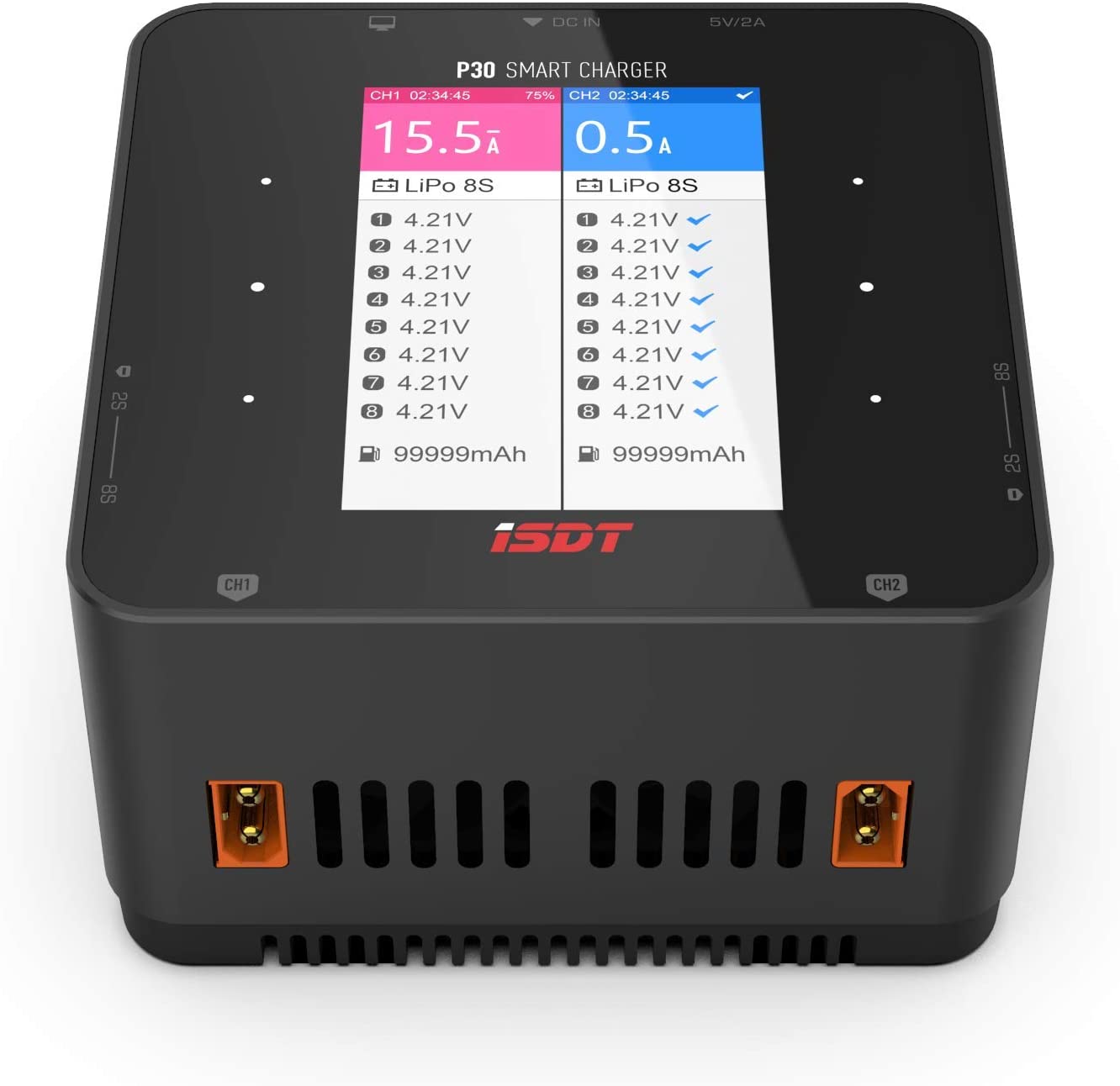 Carregador Duplo ISDT P30 com  - Drone Racing Charger avaliação e preço