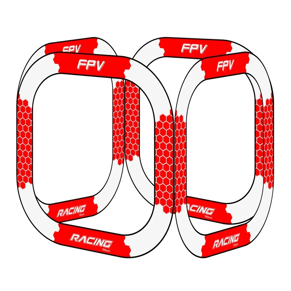 LDARC 780x780mm Portão Pop-Up  - Drone Racing Flag avaliação e preço