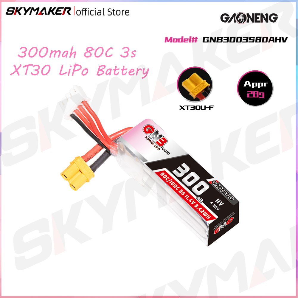 GAONENG GNB 3S 300mAh 11,4V 80 - Drone Racing Timer avaliação e preço