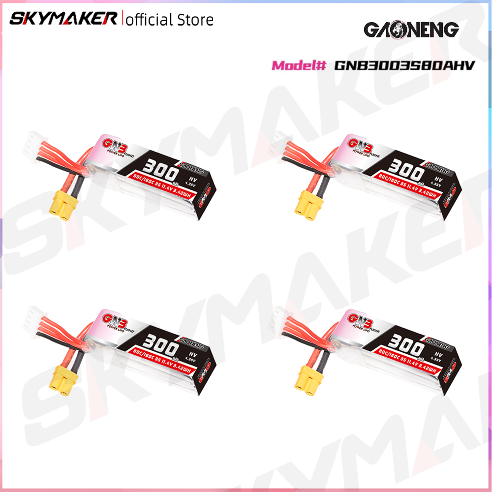 GAONENG GNB 3S 300mAh 11,4V 80 - Drone Racing Timer avaliação e preço