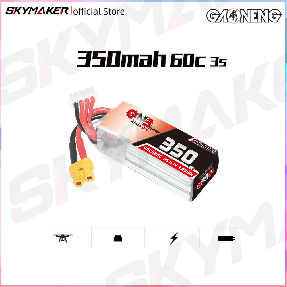 GAONENG GNB LiHV 3S 11.1V 350m - Drone Racing Timer avaliação e preço