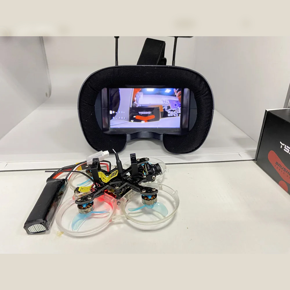 Óculos fpv 008d 5.8g 40ch 4.3  - Drone Racing Goggles avaliação e preço